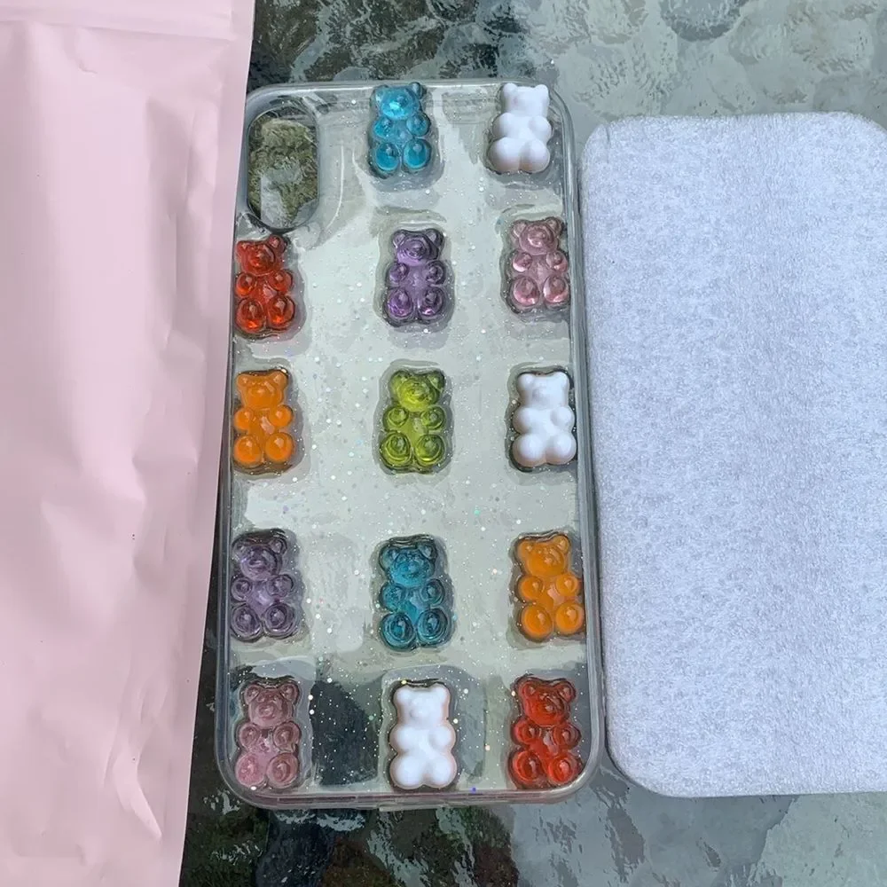 Custom iPhone X/XS silicone gummy bear case